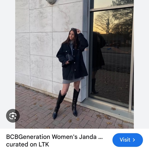 ❌SOLD❌ BCBG Janda Western Boot Block Heel Sz 37.5 - Picture 12 of 12